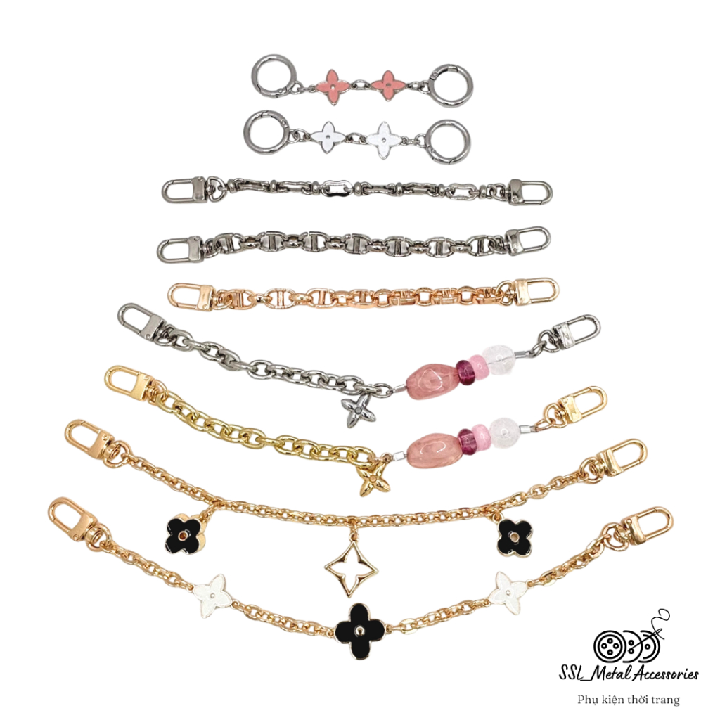 (1 sợi) Dây xích kim loại trang trí túi xách, dây túi xách mở rộng, phụ kiện túi xách, 9013, RY33B RY-B #ssl_accessories