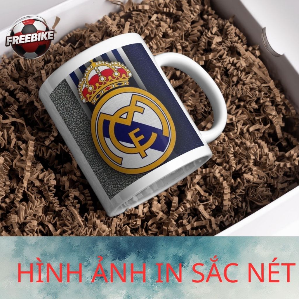 LY SỨ IN CAO CẤP HÌNH LOGO REAL MADRID
