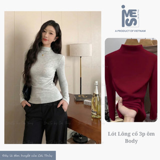 [LÓT LÔNG] Áo Giữ Nhiệt Lót Lông cổ 3 Phân Giữ Ấm Phom Ôm Body Co Giãn 1973 IMES SHOP