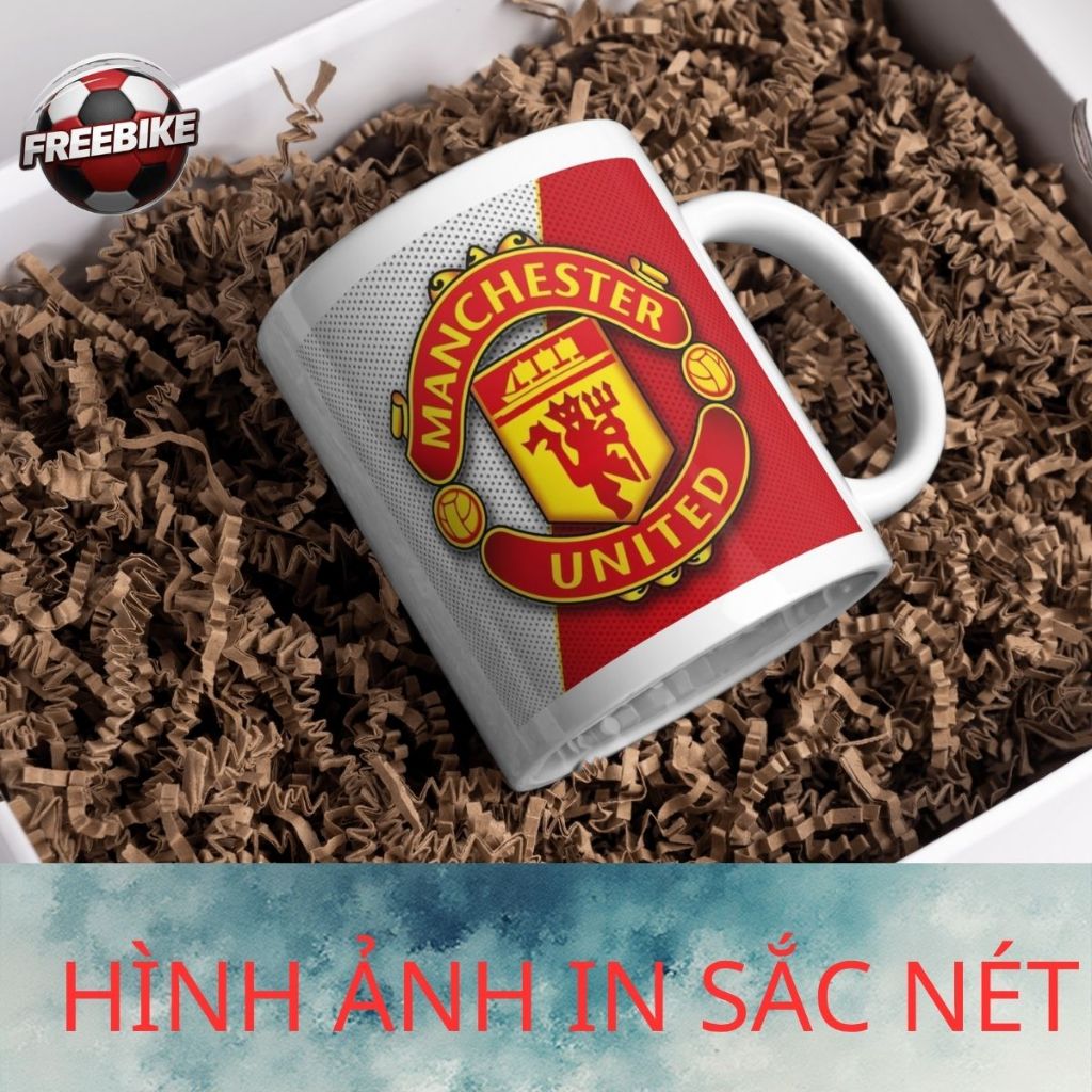 LY SỨ IN CAO CẤP HÌNH LOGO MANCHESTER UNITED