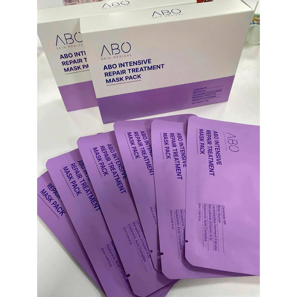 1 Miếng Mặt Nạ B5 ABO Skin Medical Phục Hồi Làm Dịu Da Khẩn Cấp