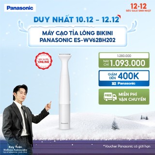   LIVESTREAM  Máy cạo tỉa lông bikini Panasonic ES-WV62BH202-Cạo nhanh êm ái an toàn cho da 
