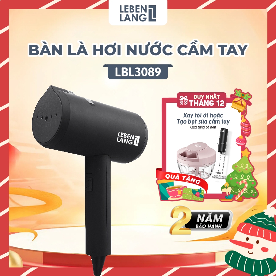 Bàn ủi hơi nước cầm tay Lebenlang LBL3089, bàn là 1200W, 140ml, gấp gọn, tặng kèm túi,bảo hành 2 năm