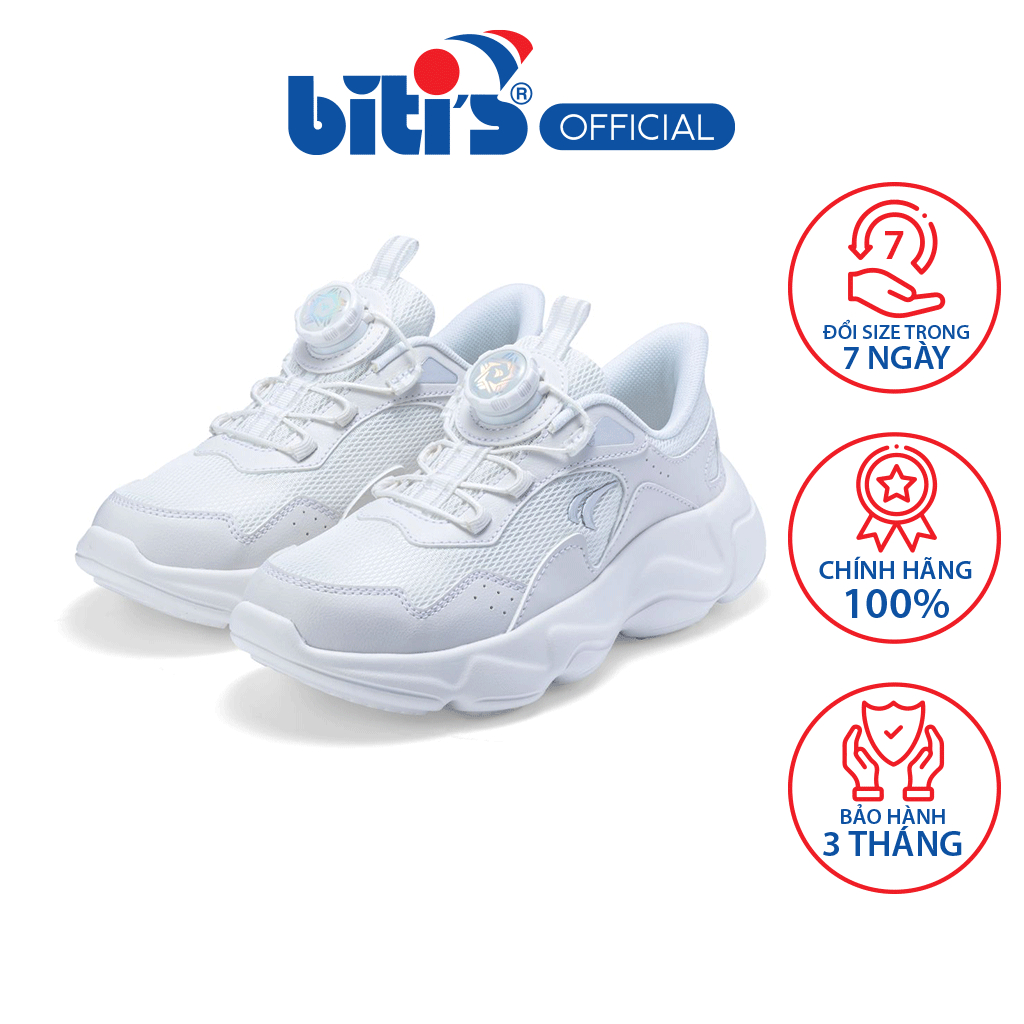Giày Thể Thao sneaker Bé Trai BSB009400TRG (Trắng)