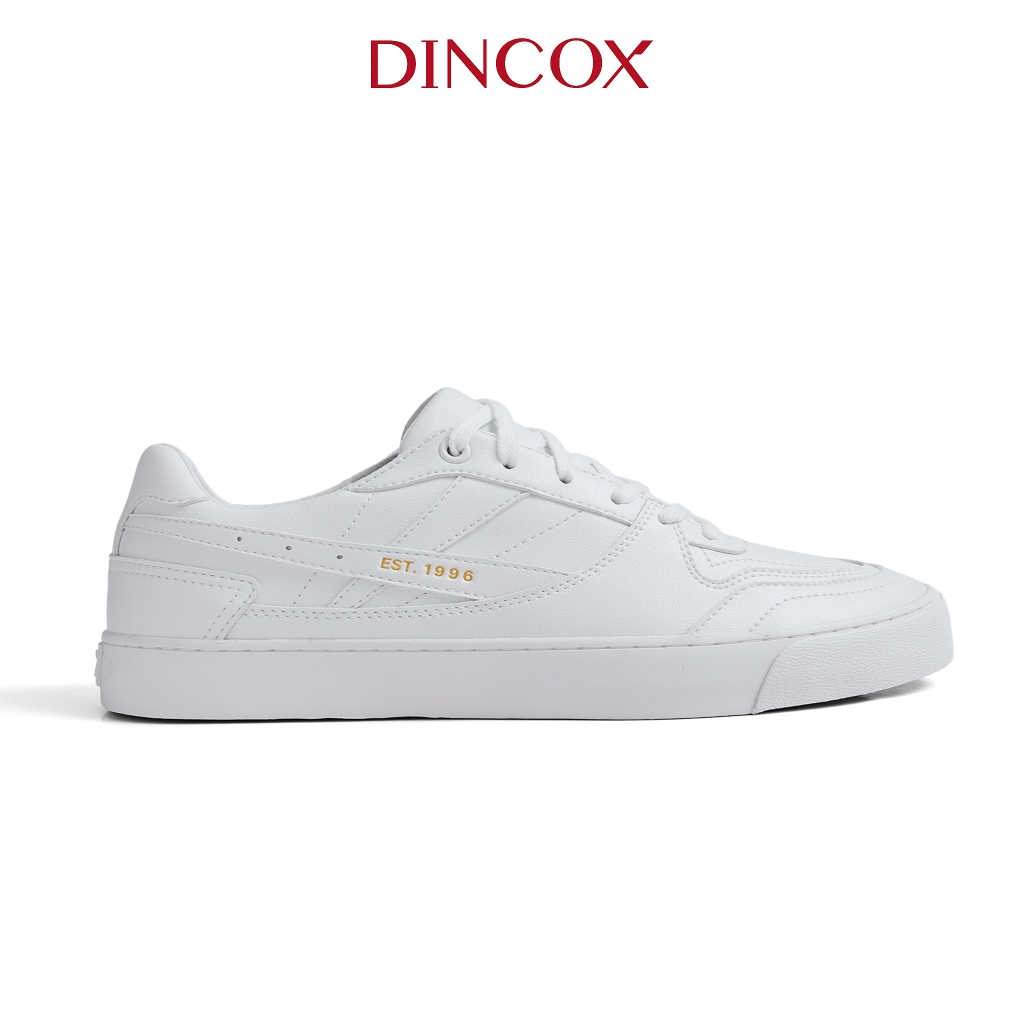 Giày Da Sneaker Nam Nữ DC39 COCO MILK DINCOX Shoes Đế Bằng - Microfiber Leather