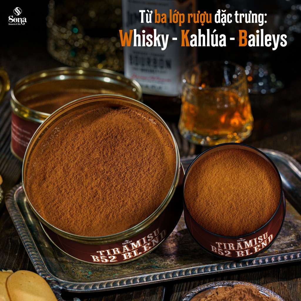 [Hoả Tốc HCM HN] Bánh Tiramisu B52 Blend Truyền Thống - Phiên bản nâng cấp B52 - Sona Fusion Dessert