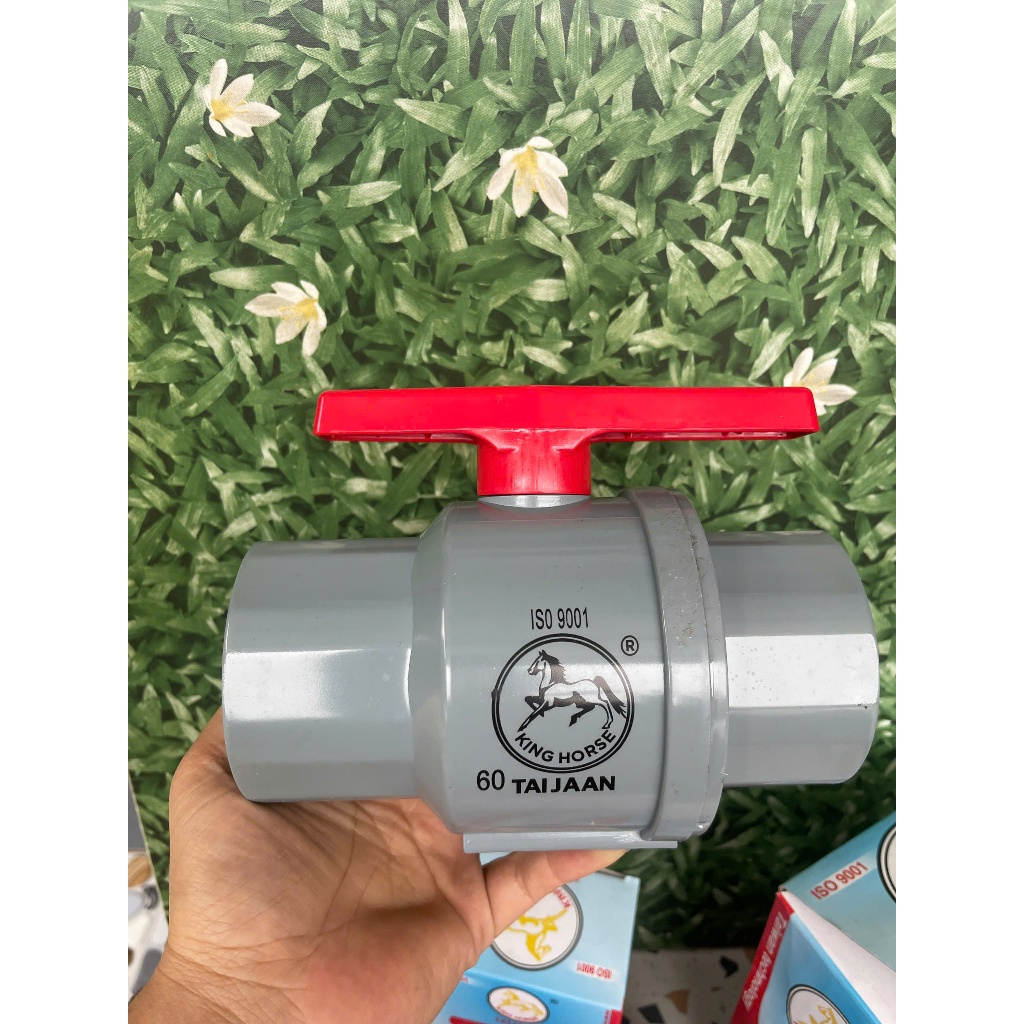 Van  nhựa tay đỏ  TAIJAAN 60mm đạt ISO 9001