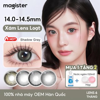  Magister kính áp tròng 2 chiếc có độ  0-6   Allure Gray lens 6 tháng Lens xám siêu xinh 