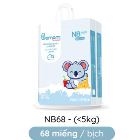 [XẢ KHO] Tã bím dán BEMOM Summer, BEMOM Plus (mẫu cũ) nội địa Hàn Quốc size NB/S/L dán siêu rẻ
