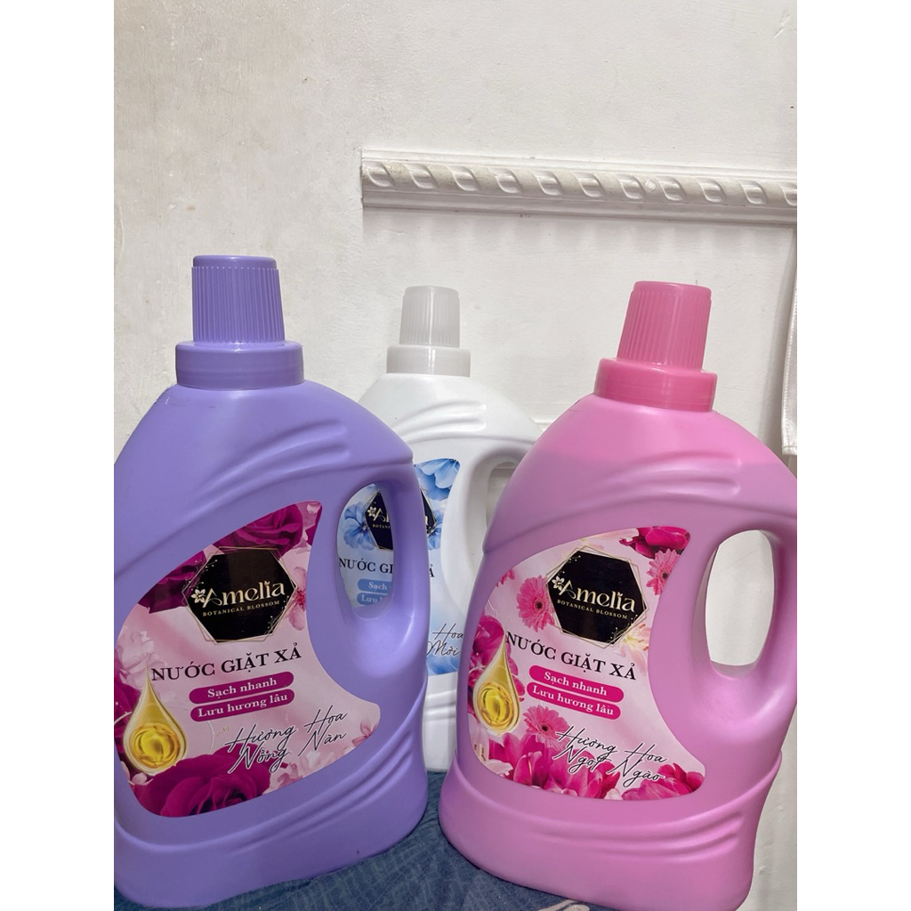 1 THÙNG 4 CAN - NƯỚC GIẶT XẢ AMELIA