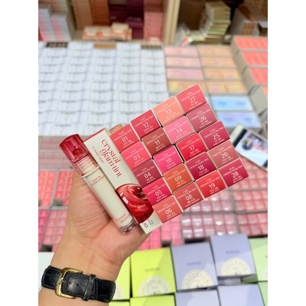 Son Tint Bóng CLIO Crystal Glam Tint 3.4g