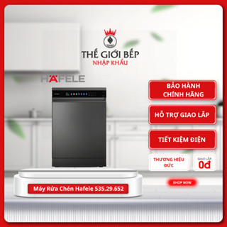 Máy Rửa Chén Hafele HDW-F6052G 535.29.652 – Công nghệ Inverter BLDC tiết kiệm điện