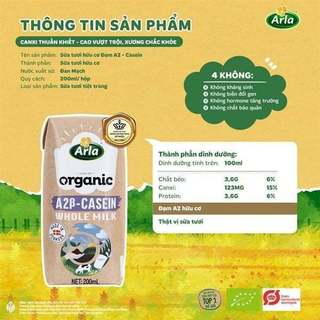 Sữa tươi Arla 200ml (đan mạch)