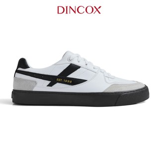  Giày Da Sneaker Nam Nữ DC39 Oreo Dincox Shoes Đế Bằng - Microfiber Leather 