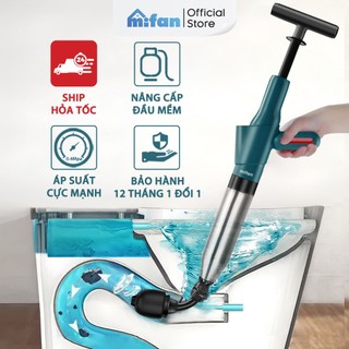  Súng Thông Tắc Bồn Cầu Chậu Rửa Bát Bồn Tắm - Mẫu Mới 2025 MIFAN - Khí Nén AGT Cực Mạnh 8kg - Nhựa ABS Cao Cấp 