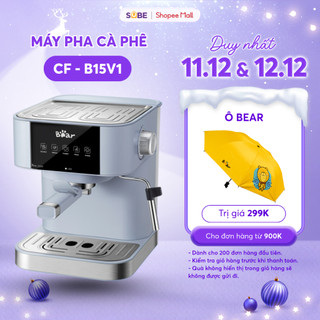  Máy Pha Cà Phê Bear Tự Động Đa Năng Pha Cafe Espresso Cappuccino Dung Tích Lớn Cho Gia Đình Văn Phòng CF-B15V1 