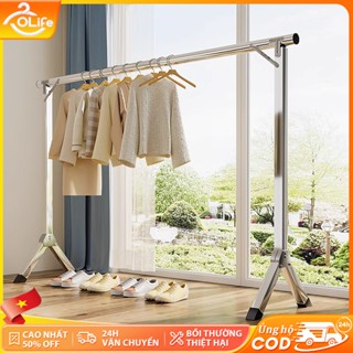𝐎𝐥𝐢𝐟𝐞 Sào Phơi Đồ Gấp Gọn Sào Phơi Đồ Inox  Giàn Phơi Đồ Lắp Ráp Dễ Dàng