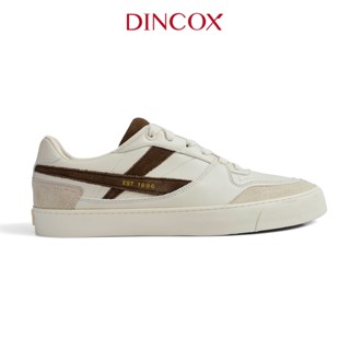 Giày Da Sneaker Nam Nữ DC39 CARAMEL DINCOX Shoes Đế Bằng - Microfiber Leather