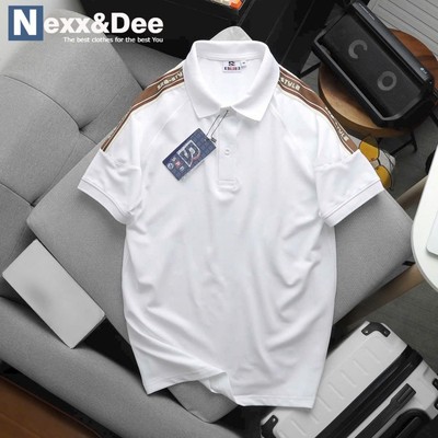 Áo thun POLO nam chấm bi cá sấu họa tiết có cổ bẻ trẻ trung niên big size 3xl Nexx&Dee CS35