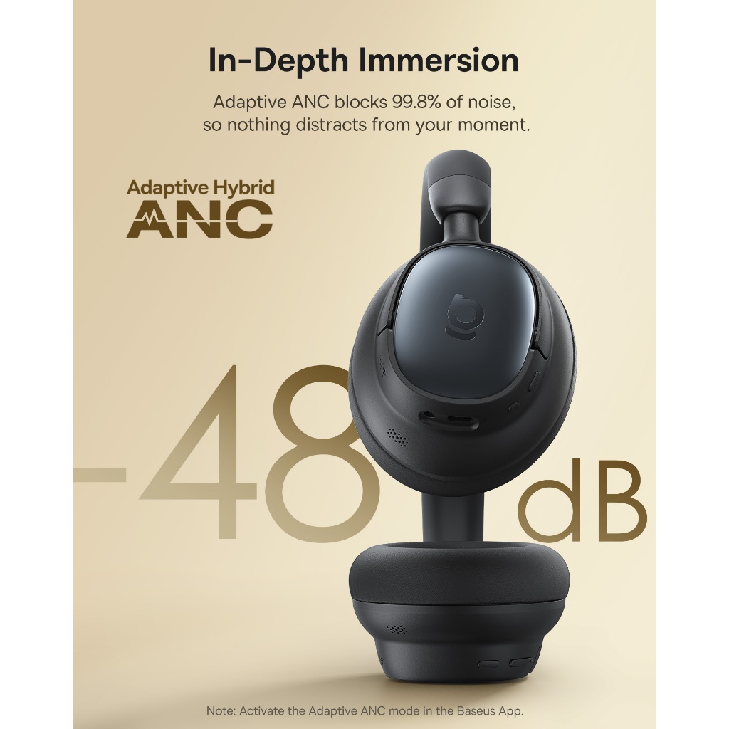 Tai nghe chụp tai bluetooth Baseus Bowie MH1 Hi-Res Audio - Wireless  ANC 55H SuperBass 2.0 SoundFit | BigBuy360 - bigbuy360.vn