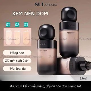   QUÀ TẶNG 1 KHĂN NÉN  SUU Kem Nền DOPI 35ML Dưỡng Ẩm Mỏng Nhẹ Tự Nhiên Kiềm Dầu Che Phủ Tốt Sử Dụng Cho Mọi Loại Da 