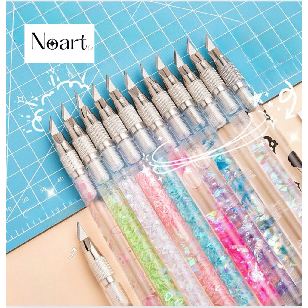 Bút rọc giấy, dao cắt giấy cầm tay (tặng kèm lưỡi)