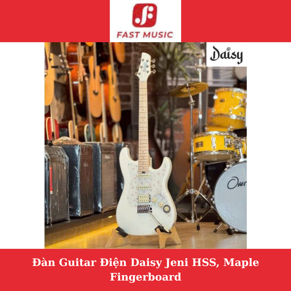 Đàn Guitar Điện Daisy Jeni Chính Hãng Tặng Kèm Phụ Kiện