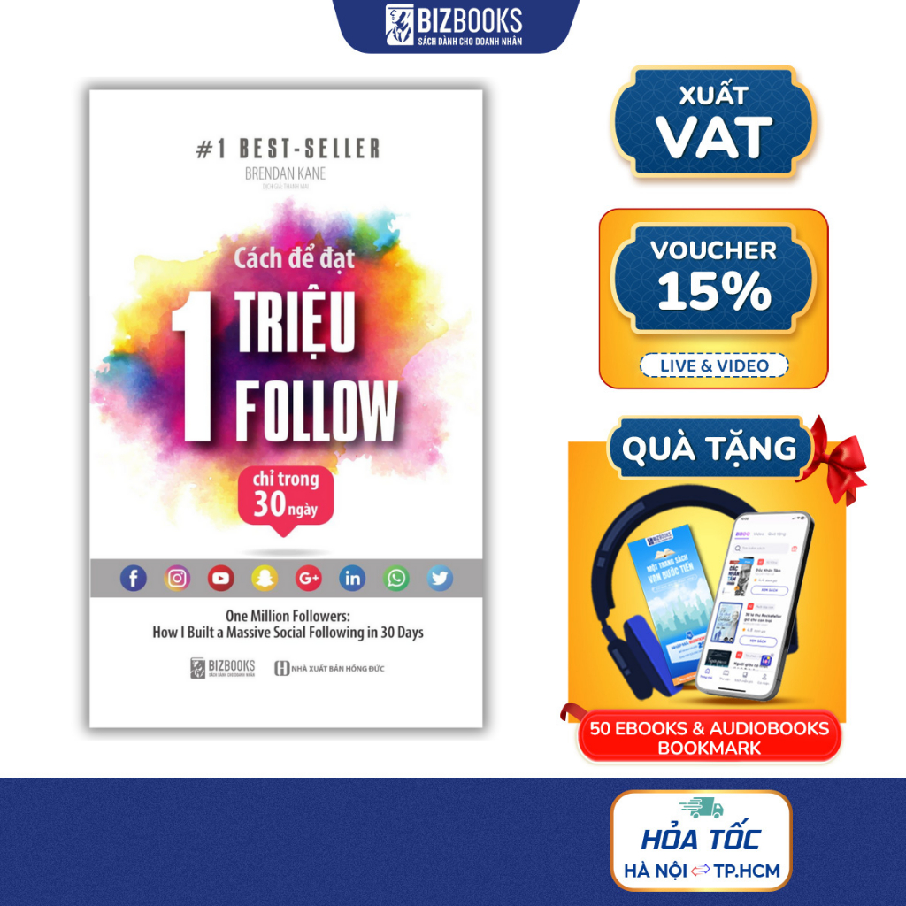 Sách Cách Để Đạt 1 Triệu Follow Chỉ Trong 30 Ngày - Trở Thành Người Có Sức Ảnh Hưởng Trên Mạng Xã Hộ