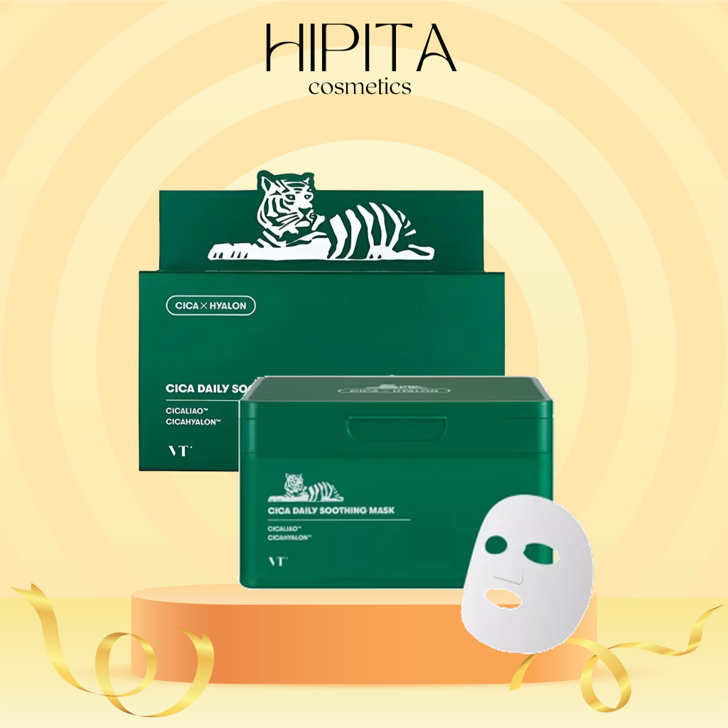 Mặt nạ VT Cica Daily Soothing Mask (Hộp 30 miếng)