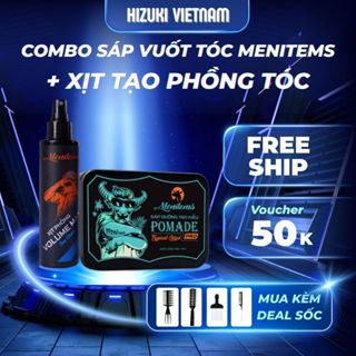  Xịt phồng tóc Menitems tạo độ phồng tự nhiên giữ nếp tạo kiểu không gây bết nặng tóc 100ML 