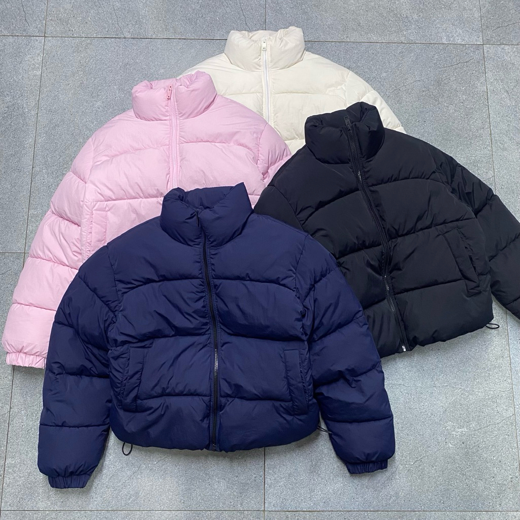 [ CHÍNH HÃNG ] BSK Daily Puffer Padded Jacket Crop - Áo Phao Chần Bông BSK