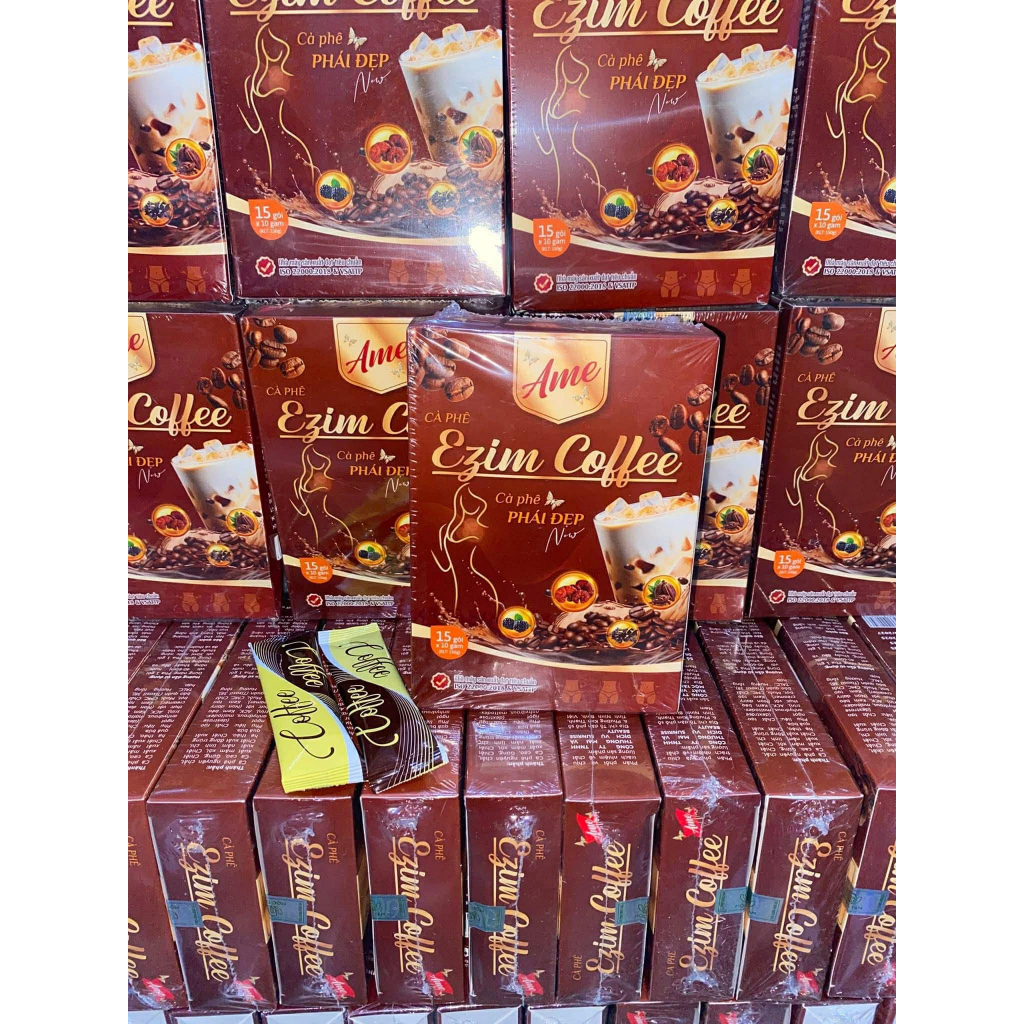 Cà Phê EZIM COFFEE Giảm mỡ-Giữ dáng An Toàn, Hiệu Quả - 1 hộp 15 gói