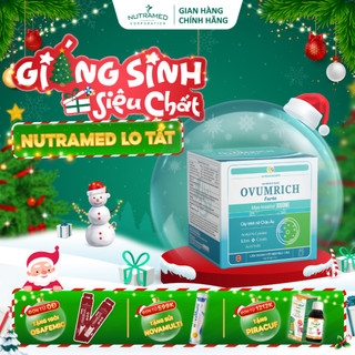  Ovumrich Forte giúp bổ sung Myo-inositol vitamin và khoáng chất cần thiết cho phụ nữ thả bầu  30 gói  - Nutramed 