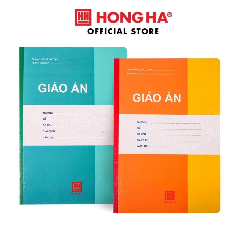 Combo 2 Sổ Giáo án A4 Hồng Hà 120 trang định lượng 60gsm - 1600