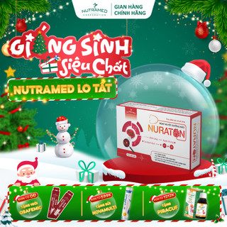  Viên uống Nuraton hỗ trợ tăng cường lưu thông máu não và cải thiện tuần hoàn máu não  60 viên  - Nutramed 