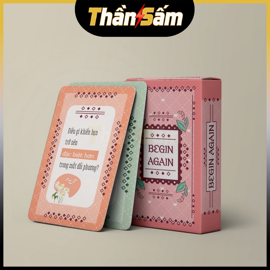 [Couple] Bộ Bài Begin Again Cặp Đôi Thêm Thấu Hiểu Đối Phương Boardgame Yêu Nhau - Little Kobo