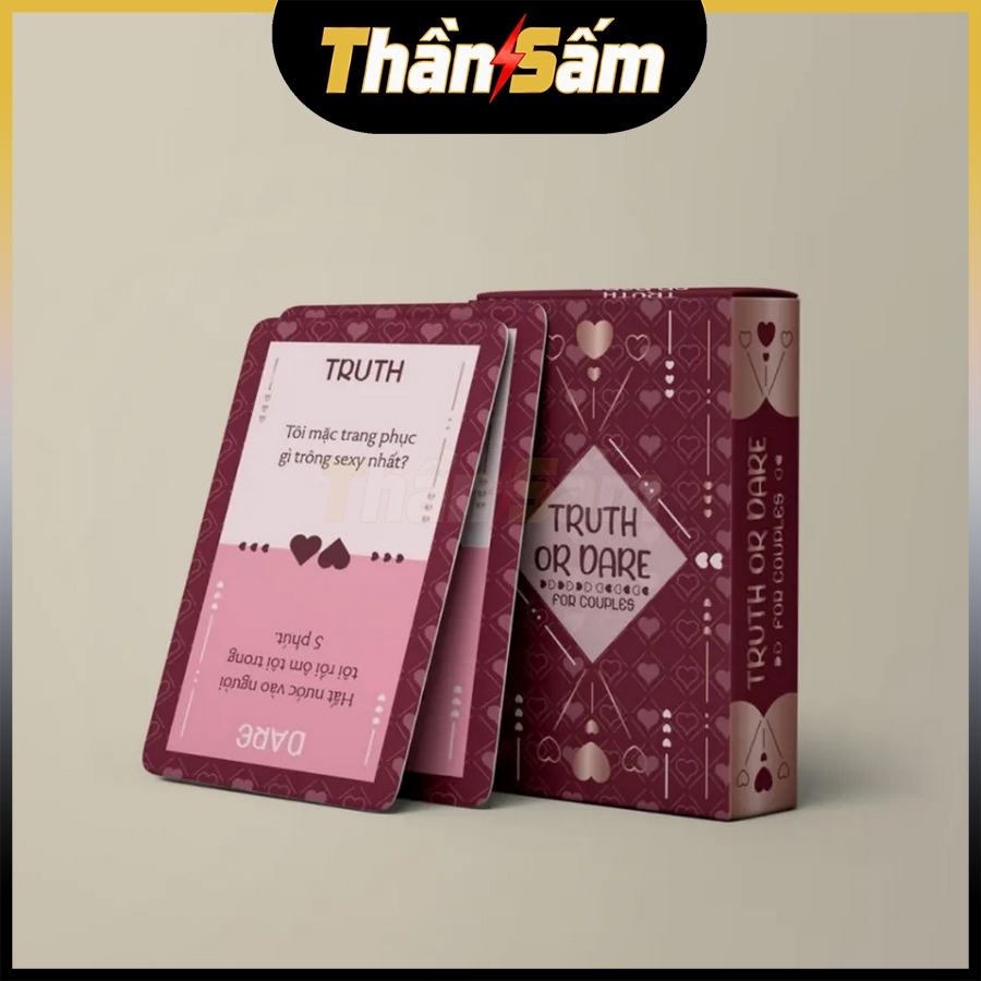 [Couple] Bộ Bài Truth Or Dare Nói Hay Làm Thật Hay Thách Cho Cặp Đôi Boardgame Thú Vị Hẹn Hò
