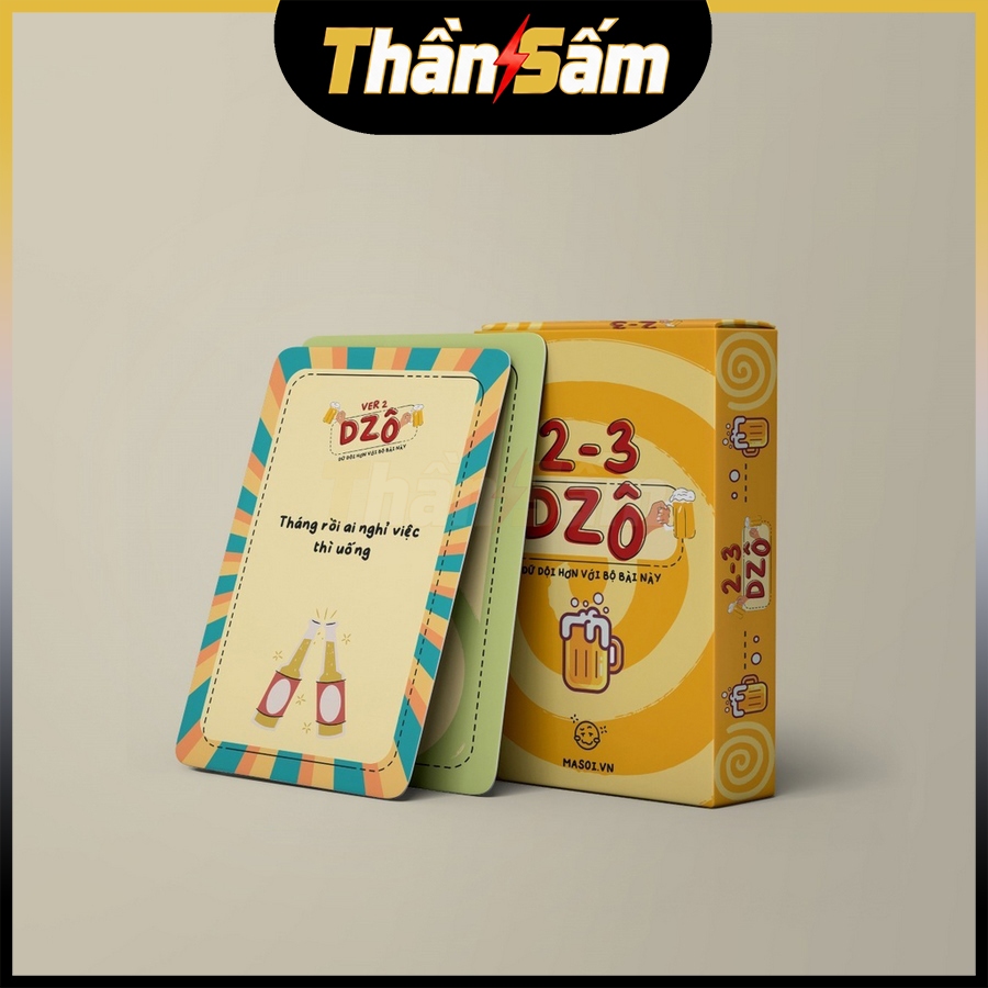 [Drinking] Bài 2-3 Dzô 35 Lá Bài Ăn Nhậu Uống Bia Trò Chơi Nhóm Bạn Tụ Họp Boardgame - Little Kobo