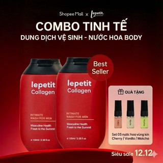  Combo 2 chai Dung dịch vệ sinh Nam giới Lepetit gel vệ sinh khử mùi vùng kín - 100ml 