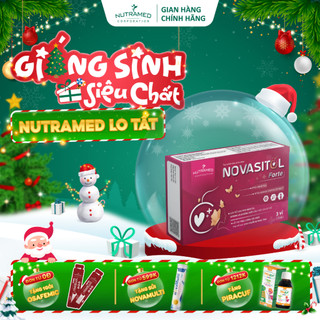  Novasitol Forte hỗ trợ bổ sung Myo-inositol vitamin và khoáng chất cần thiết cho phụ nữ thả bầu  30 viên  - Nutramed 