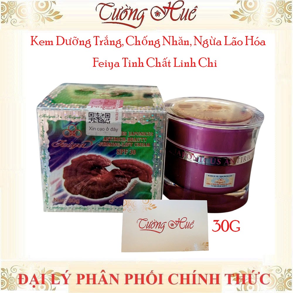 Kem Dưỡng Trắng, Chống Nhăn, Ngừa Lão Hóa Feiya Tinh Chất Linh Chi- 30g.