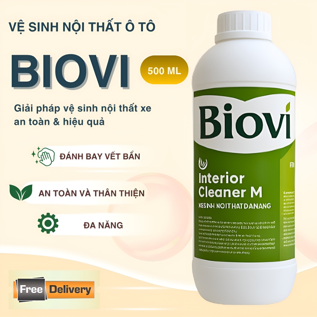 Gợi ý 6 sản phẩm biovi vệ sinh nội thất ô tô đáng mua