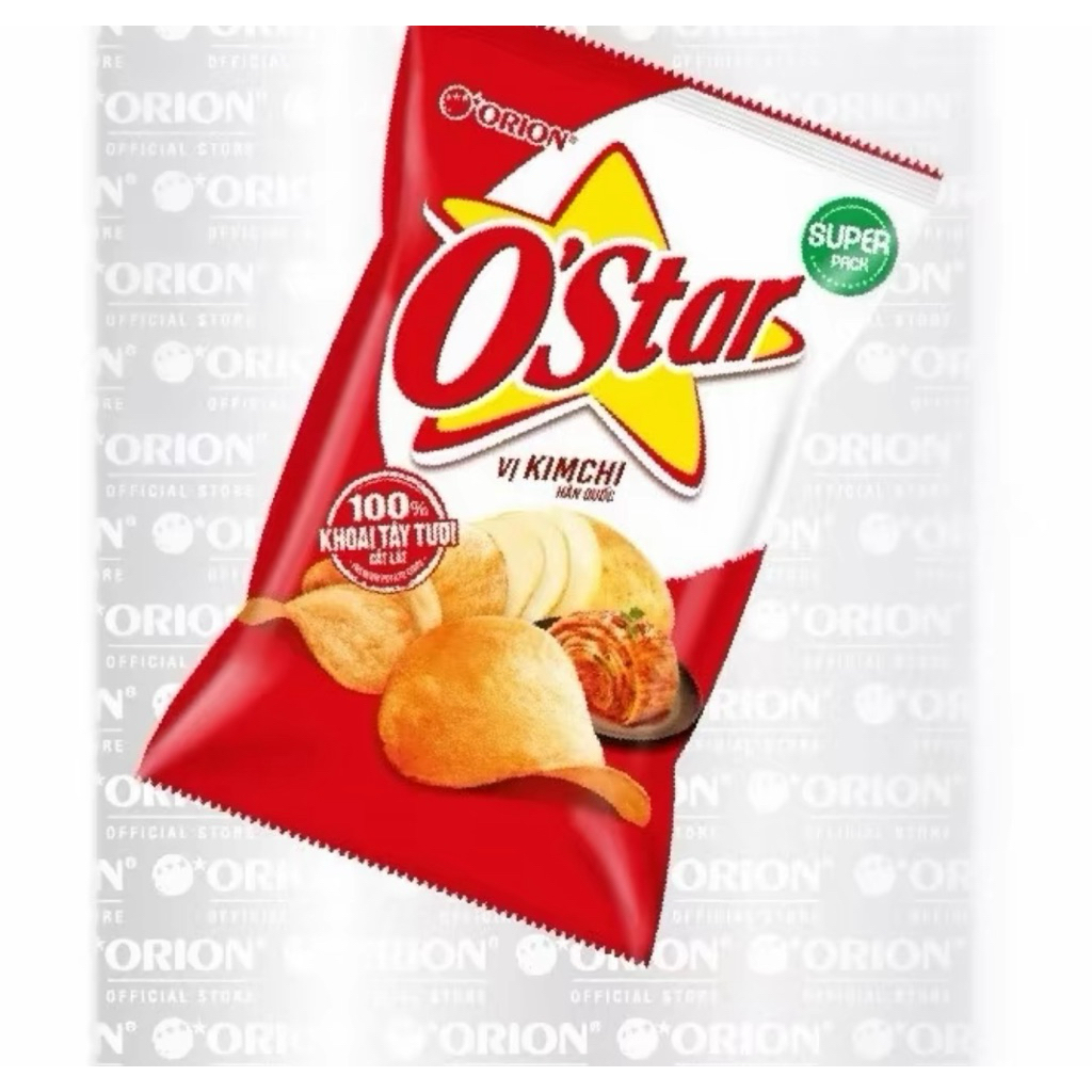 Combo 10 Gói Bim Bim Ostar Khoai tây  Kim Chiiiiiii Siêu Ngon