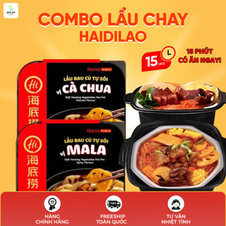  Lẩu Tự Sôi Haidilao – Vị Mala Cay Nồng & Cà Chua Đậm Đà – Chuẩn Vị Trung 