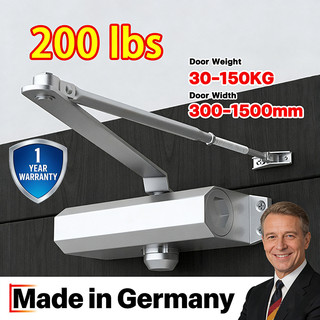Bộ Đóng Cửa Tự Động 30-150KG | Công Nghệ Đức & Đảm Bảo Chất Lượng | Phụ Kiện Cửa 180°