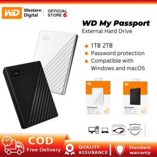 Western Digital HDD (1TB/2TB) Ổ cứng di động ngoài  cho Laptop/PC-Hàng chính hãng-Bảo hành 3 năm