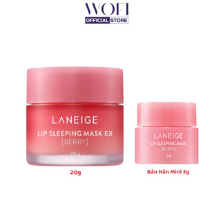  Mặt nạ ngủ môi Laneige Lip Sleeping Mask EX Jary dưỡng ẩm môi mềm mại hồng hào tự nhiên 