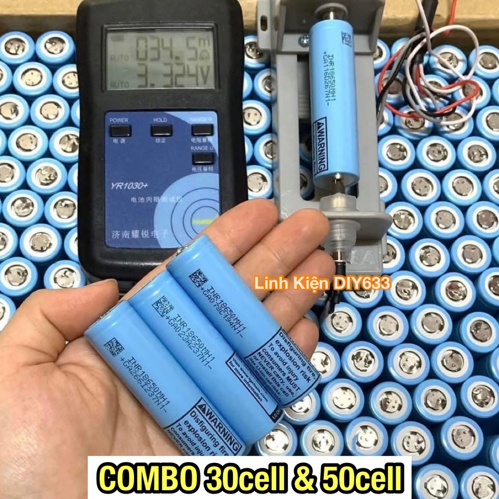 [CB] Cell LG Mh1 3200mAh - xả 10A tháo khối 18650 (DIY633)