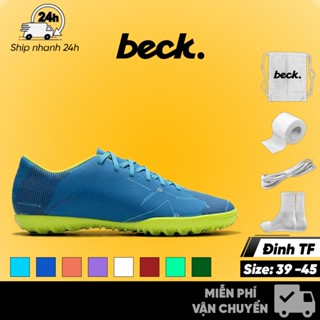 Giày Bóng Đá - Nam Nữ, Vi'c 6, Đế Đinh TF, Bám Sân, Các Phối Màu Sắc, Sân Cỏ Nhân Tạo