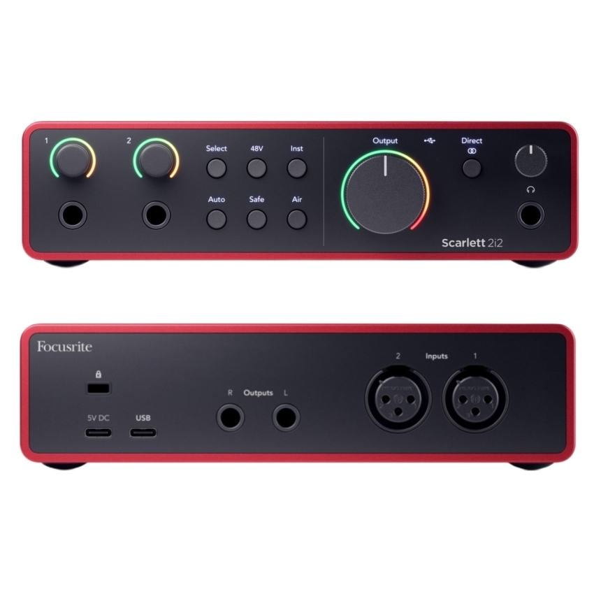 [Bảo hành chính hãng 3 năm] Soundcard thu âm Focusrite 2i2 gen 4, 24bit/192kHz, 2 đầu vào